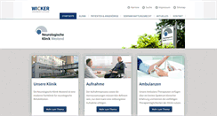 Desktop Screenshot of 2009.neurologische-klinik-westend.de